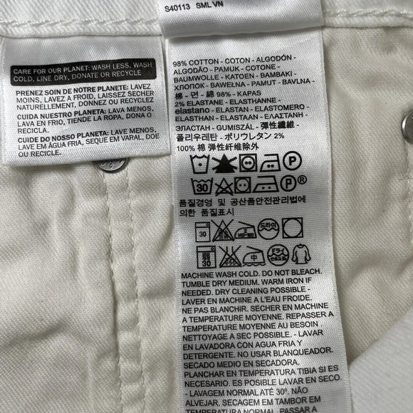 Levi Strauss & Co. 569 Loose Straight White Jeans 38x30 - Picture 10 of 10